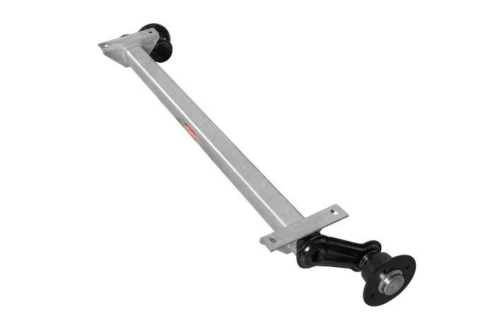 KNOTT VG7-L fékezetlen pótkocsi tengely 750kg 1070mm 1370mm 4x100