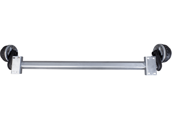 AL-KO COMPACT fékezős hajóutánfutó tengely 1350kg 1445/1555mm 2000mm 5x112