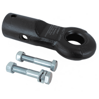 KNOTT KK7488S vonószem 3500 kg-os pótkocsihoz, 50 mm-es csővonórúddal, új típus