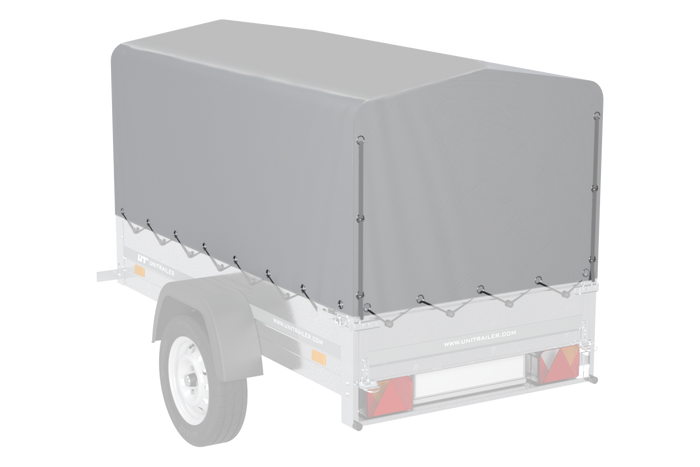 Váztakaró h-800 UNITRAILER ponyva pótkocsihoz 200x106cm GARDEN 200 KIPP
