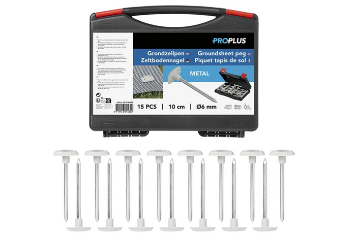 ProPlus 361736V02 fém cövek készlet dobozban 15 db.