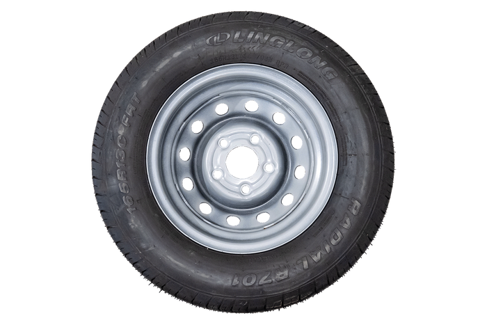 OUTLET Erősített pótkocsi felni LINGLONG GUMIABRONCS 165/80 R13C 96/94N UNITRAILER FELNI 4.5Jx13"H2 5x112 ET:30