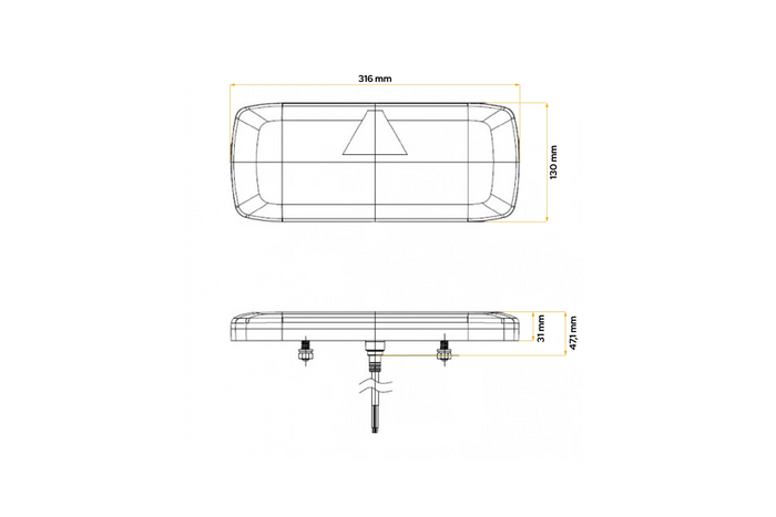 TruckLED L1918 LED hátsó lámpa 6 funkciós bal oldali