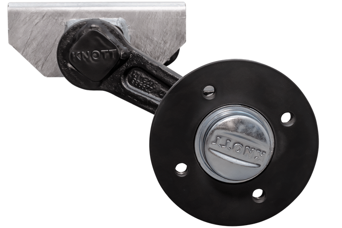 KNOTT VG7-L fékezetlen pótkocsi tengely 750kg 1380mm 1880mm 4x100