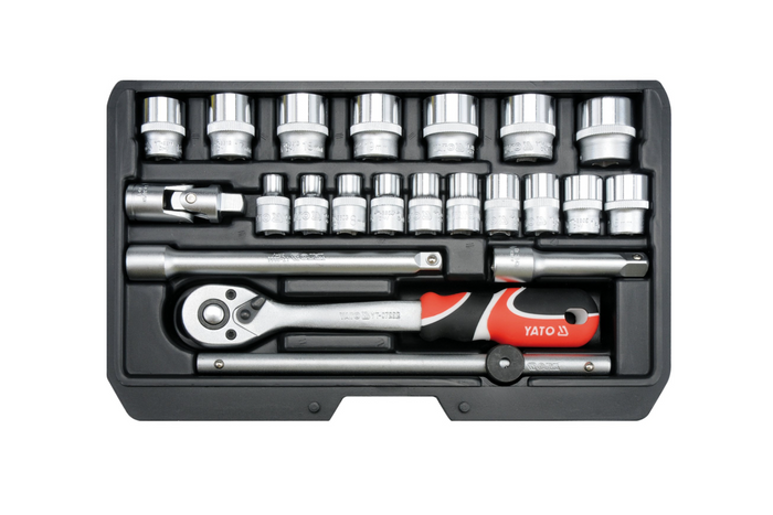 YATO YT-38561 3/8"-os szerszámkészlet 22 részes.