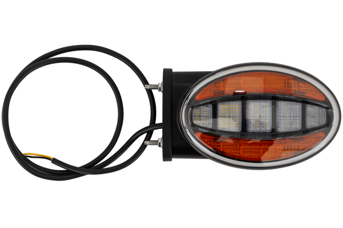 FRISTOM FT-356 LED IND univerzális első lámpa oldalsó rögzítőkonzollal