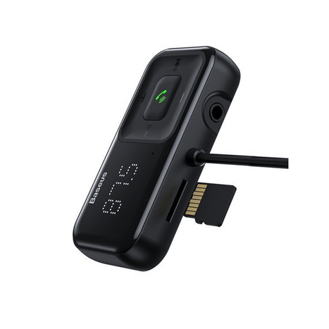 BASEUS T típusú S-16 FM adó bluetooth 5.0 MP3 + autós töltő 2x USB