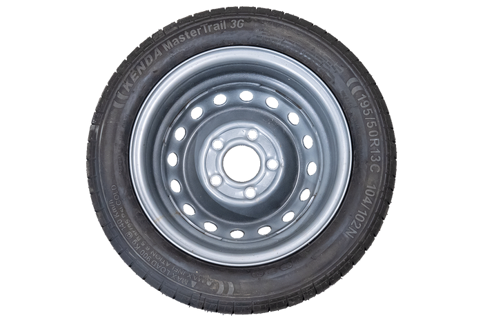 OUTLET Erősített pótkocsi felni KENDA GUMIABRONCS 195/50 R13C 104/102N KENDA FELNI 6Jx13"H2 5x112 ET:30