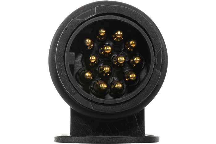 MANTES elektromos szerelés, utánfutó kábelköteg, 7 m, 13 tűs csatlakozó, 2x 5 tűs bajonettzár