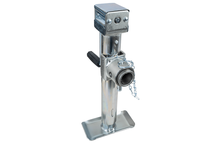 Kihúzható tartó UNITRAILER TJ5001+TJ5002A adapterrel 1300 kg-os platós pótkocsihoz 364-614 mm