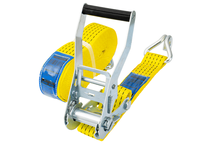 UNITRAILER 8m/50mm/5t sárga szállítószalag feszítővel