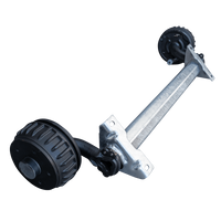 AL-KO COMPACT fékező tengely pótkocsihoz/szállítóhoz 750kg 700mm 1100mm 5x112