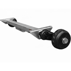 KNOTT VGB13-M fékező tengely pótkocsihoz/szállítóhoz 1350kg 1300mm 1770mm 5x112