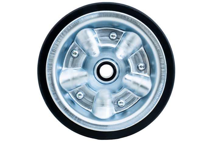 Pótkerék a KNOTT 405641.001 jockey kerékhez, tömör gumiból, 200x60 mm