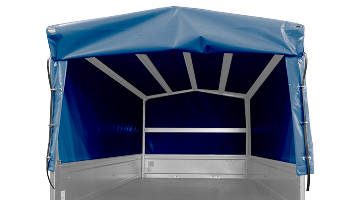 Váztakaró h-800 UNITRAILER ponyva pótkocsihoz 264x125cm GARDEN 264 KIPP