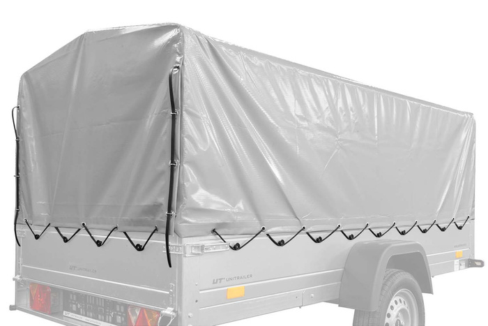 Váztakaró h-800 UNITRAILER ponyva pótkocsihoz 264x125cm GARDEN 264 KIPP és EXPERT PLUS 2612