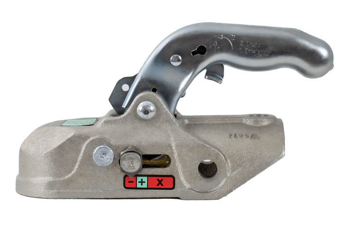 KNOTT K27-A gömbfejű vonóhorog 2700 kg-os pótkocsihoz, 50 mm-es öntöttvas csővonórúddal 