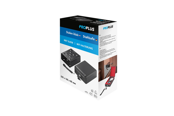 ProPlus 540250 hordozható kulcsszéf 225x165x85mm