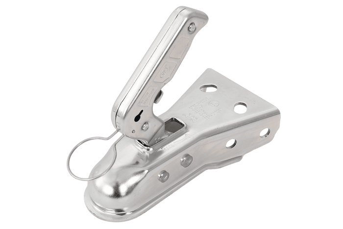 STEELPRESS ZSK-0750K gömbfejes vonóhorog 750 kg-os pótkocsihoz V-típusú vonórúddal