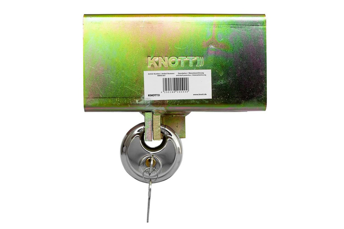 KNOTT utánfutó vonóhorog golyósvédő lopásgátló zár