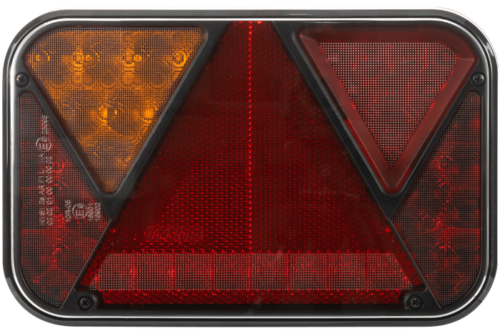 Lámpakészlet: FRISTOM LED hátsó lámpák + HORPOL LED oldalsó helyzetjelző lámpák + MANTES 5,2 m-es 7 tűs kábelköteg