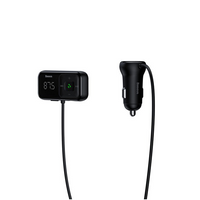 BASEUS T típusú S-16 FM adó bluetooth 5.0 MP3 + autós töltő 2x USB