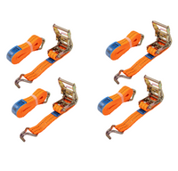 Négy darabos UNITRAILER 4m/35mm/2t szállítószalag-készlet feszítővel