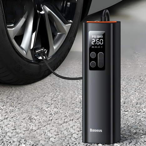 BASEUS Mini Inflátor Pumpa Mini Kompresszor Univerzális Autópumpa 12V