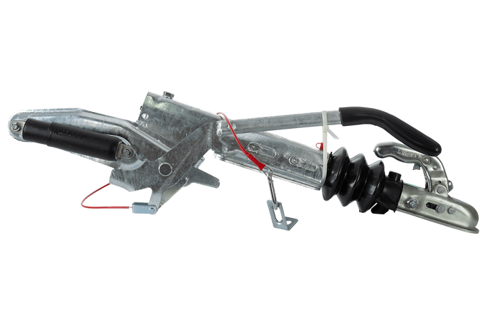 KNOTT KF17A ráfutószerkezet K20B vonóhoroggal 1700 kg-os pótkocsihoz V-típusú vonórúddal