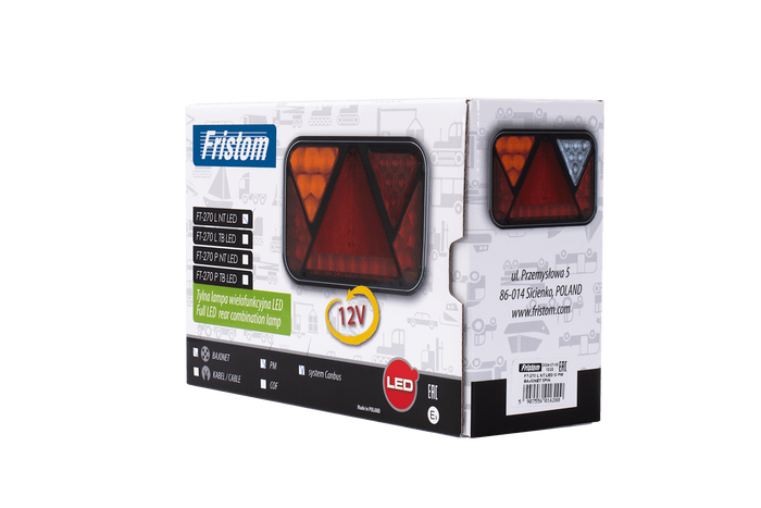 Fristom FT-270 LED CANBUS hátsó lámpa 5 funkciós bal oldali