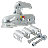 STEELPRESS BC-3000.1D-00-00+Z2 gömbfejes vonóhorog 3000 kg-os pótkocsihoz, 35-50 mm-es csővonórúddal