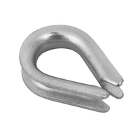 DROMET KU.6 kötélhüvely, acél kagyló, 6 mm