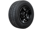 Erősített pótkocsi kerék KENDA GUMIABRONCS 195/55 R10C 98/96N ALUMÍNIUM FELNI STARCO fekete 6Jx10"H2 5x112 ET:-4