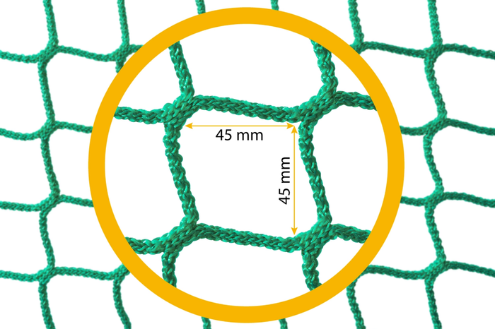 Szállítóháló UNITRAILER pótkocsihoz, a pótkocsi rakományának rögzítésére 350x500cm