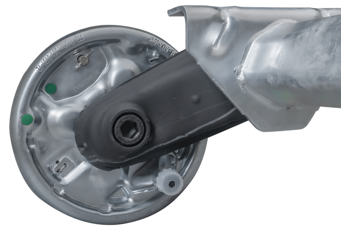 AL-KO COMPACT fékező tengely pótkocsihoz/szállítóhoz 1000kg 1200mm 1570mm 4x100