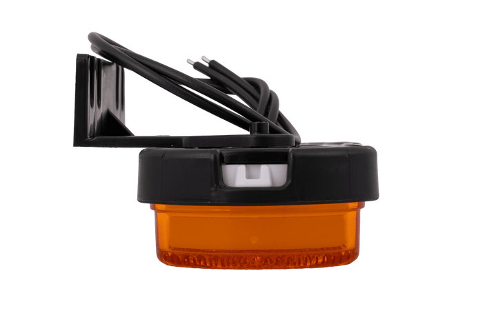 WAŚ W240 1598 LED-es helyzetjelző lámpa, narancssárga, univerzális, tartóval