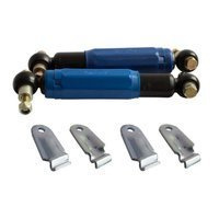 AL-KO nyolcszögletű lengéscsillapítók pótkocsi tengelyekhez 1350-2700 kg, konzolokkal együtt