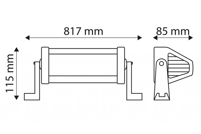 LED munkalámpa reflektorral TT TECHNOLOGY TT.28300 100xLED 22500lm