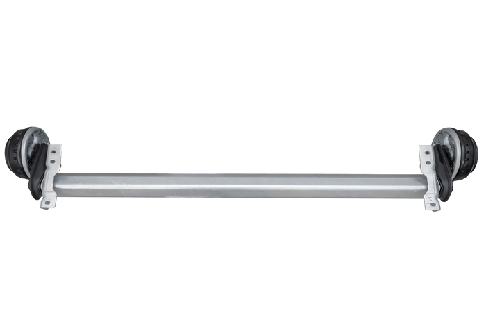 AL-KO COMPACT fékező tengely pótkocsihoz/szállítóhoz 1350kg 1450mm 1900mm 5x112