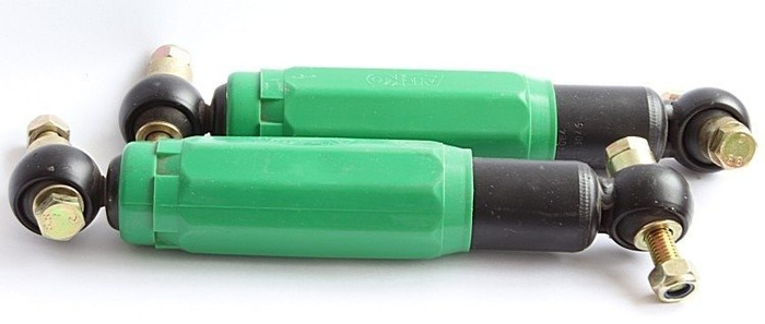 AL-KO nyolcszögletű lengéscsillapítók 900-1600 kg-os pótkocsitengelyekhez, konzolokkal együtt