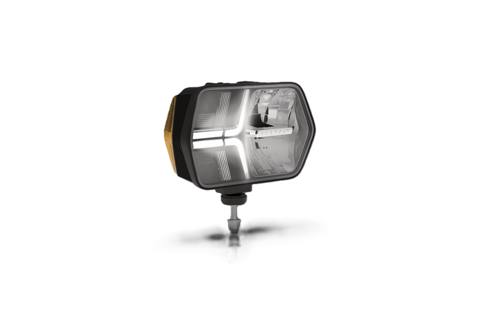 ASPÖCK LuxLED II LED első lámpa 7 funkció 6-pólusú DEUTSCH DT06-6S bal