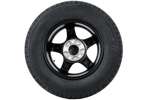 Erősített pótkocsi kerék KENDA GUMIABRONCS 185/80 R14C 104/102N ALUMÍNIUM FELNI STARCO fekete 5.5Jx14"H2 5x112 ET:30