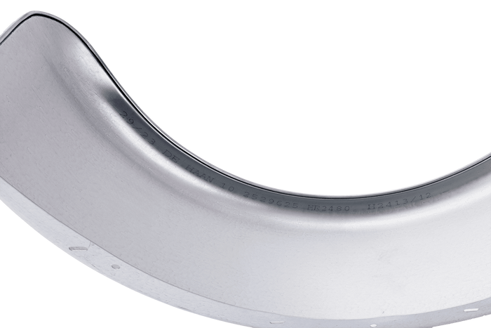 Két darabos sárvédő készlet 15-16"-os DE HAAN HR 2480 utánfutóhoz, 800/240 mm-es kerékívekkel