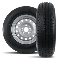 Két megerősített pótkocsi kerék szett LINGLONG GUMIABRONCS 185/80 R14C 104/102N UNITRAILER FELNI 5.5Jx14"H2 5x112 ET:30