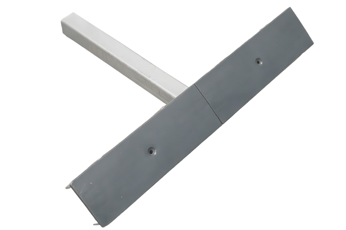 OUTLET UNITRAILER lapos oldaltámasz, hossz 59cm, magasság 40cm, csónakutánfutóhoz, SZÜRKE