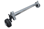 AL-KO EURO fékezett tengely pótkocsihoz/autószállítóhoz 1800kg 1500mm 2000mm 5x112