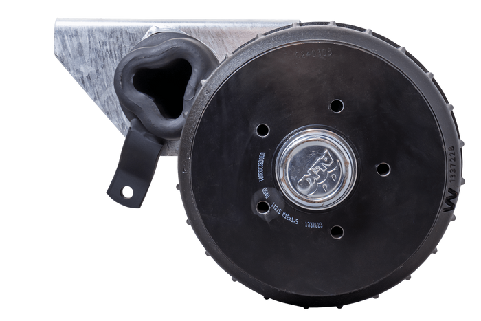 AL-KO EURO fékezett hajóutánfutó tengely 1800kg 1845/1955mm 2430mm 5x112