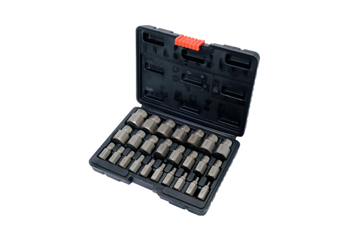 Csavarhúzó sérült belső csavarokhoz YATO YT-06034 3-23mm 25 db.