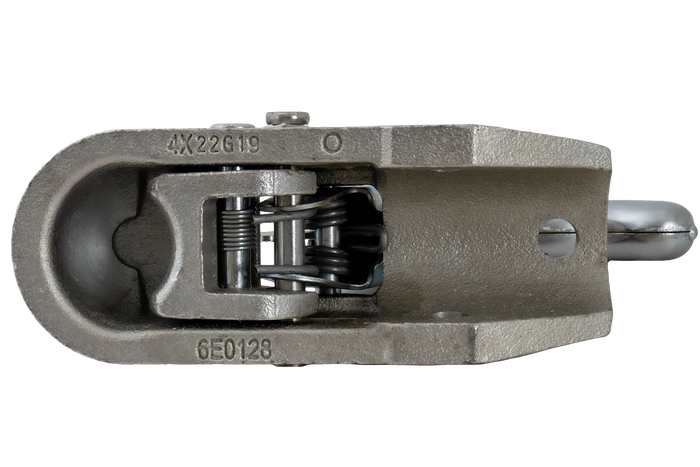 KNOTT K27-A gömbfejű vonóhorog 2700 kg-os pótkocsihoz, 50 mm-es öntöttvas csővonórúddal 