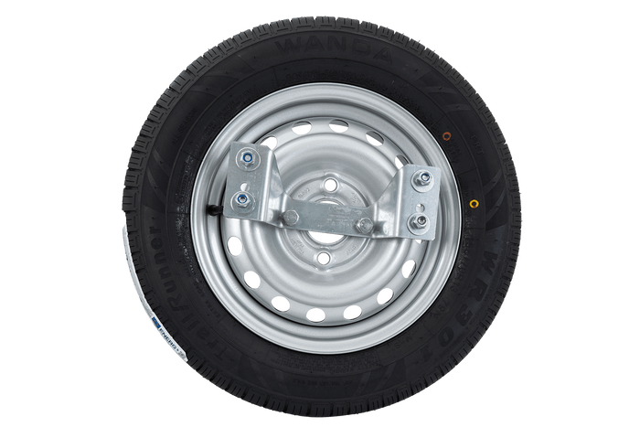 Pótkerék utánfutóhoz konzollal GUMIABRONCS WANDA 155/70 R13 79N FELNI PÓTKOCSIPŐ 4Jx13"H2 4x100 ET:30